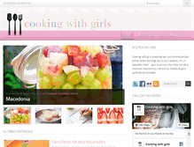 Tablet Screenshot of cookingwithgirls.com